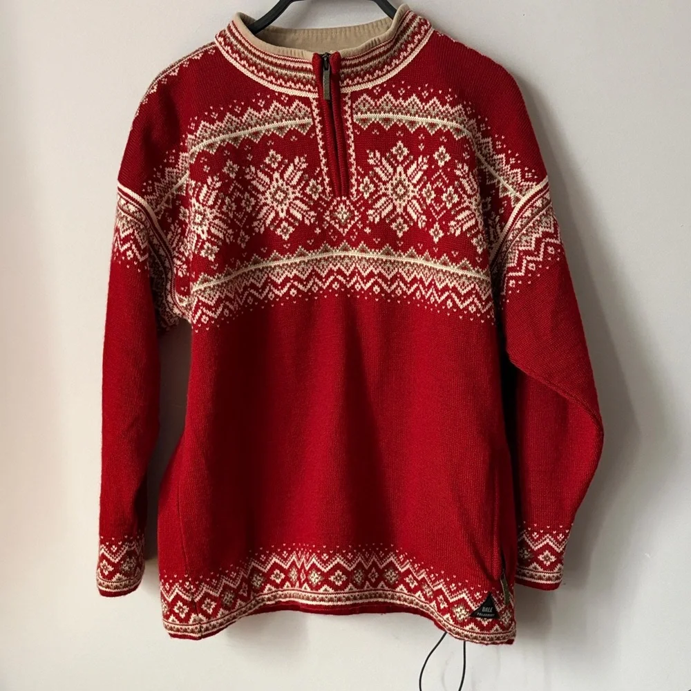 Dale Of Norway Icelandic 1/4 Zip Ski Sweater - Picture 2 of 9